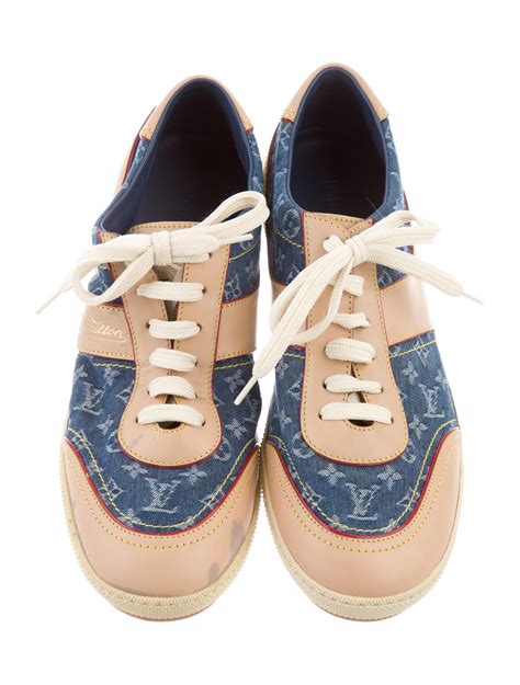 louis vuitton denim shoe|louis vuitton monogram denim.